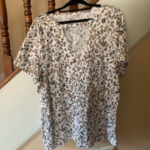 Lane Bryant Short-Sleeve Top sz 18/20
